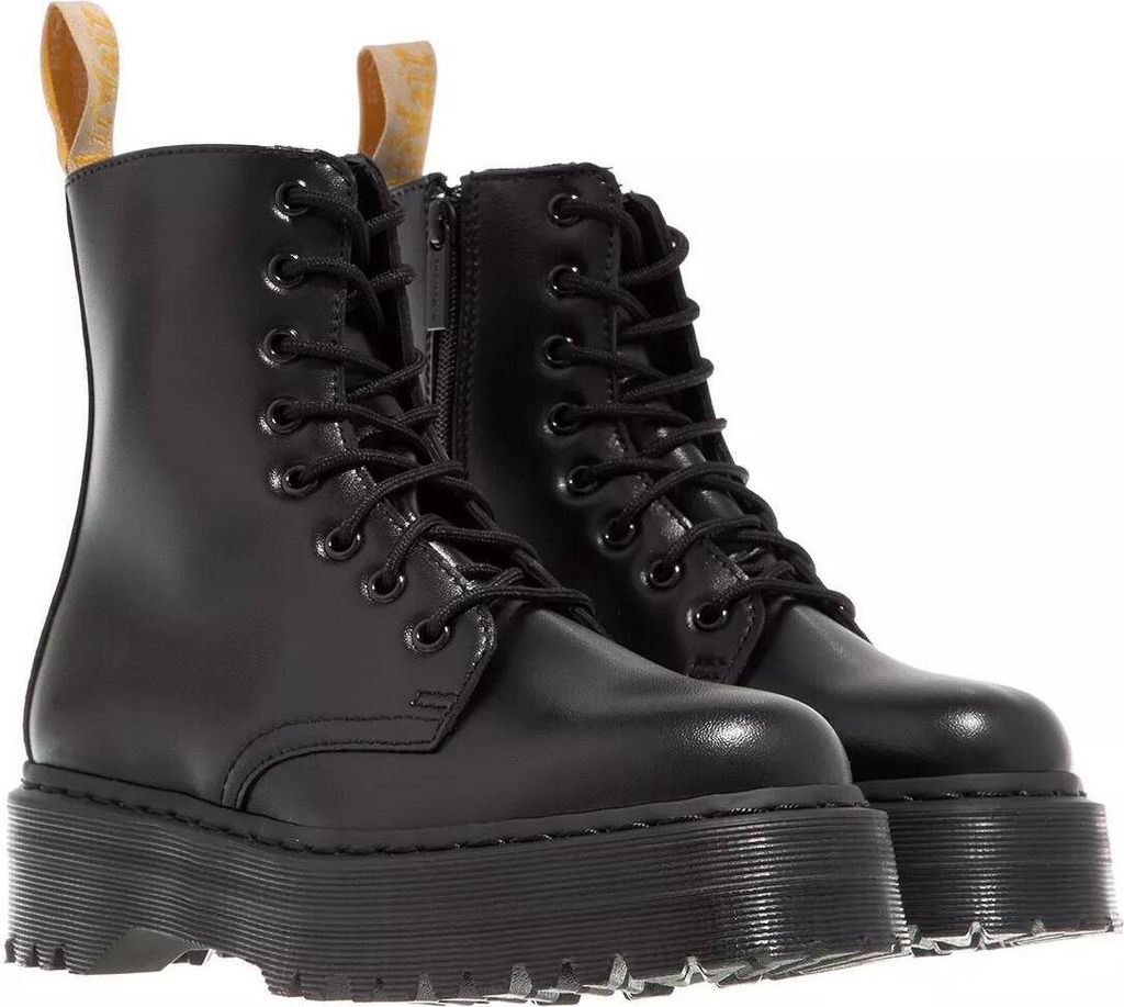 Dr Martens Jadon Vegan 8 Eyelet Lace-up Boot Black Mono - 8 Zdjęcie produktu 