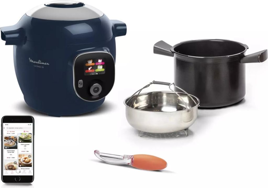 Smart multicooker 6l 1600w blau Moulinex CE85F410 Produktbild 