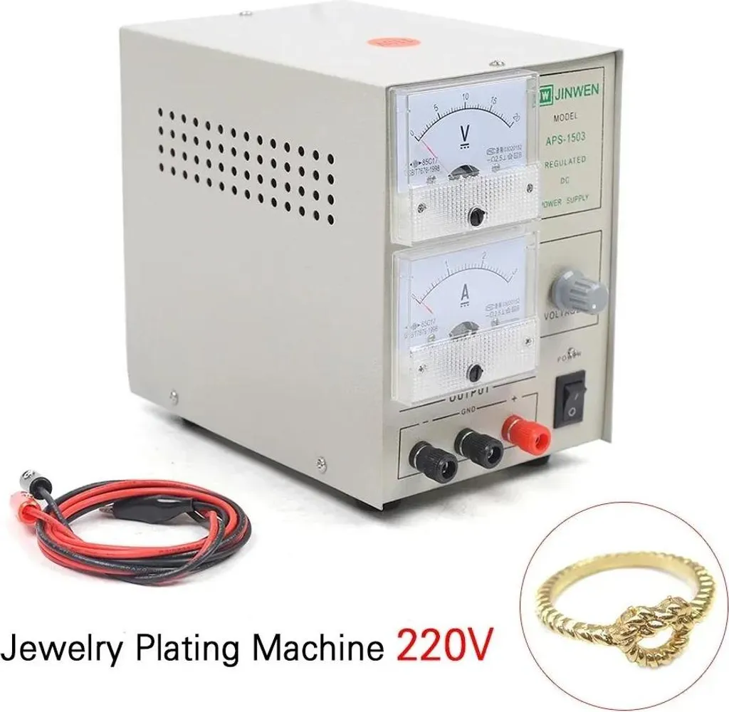 Macchina Galvanica per Orafi - 3A 220V - Crea Gioielli Splendenti