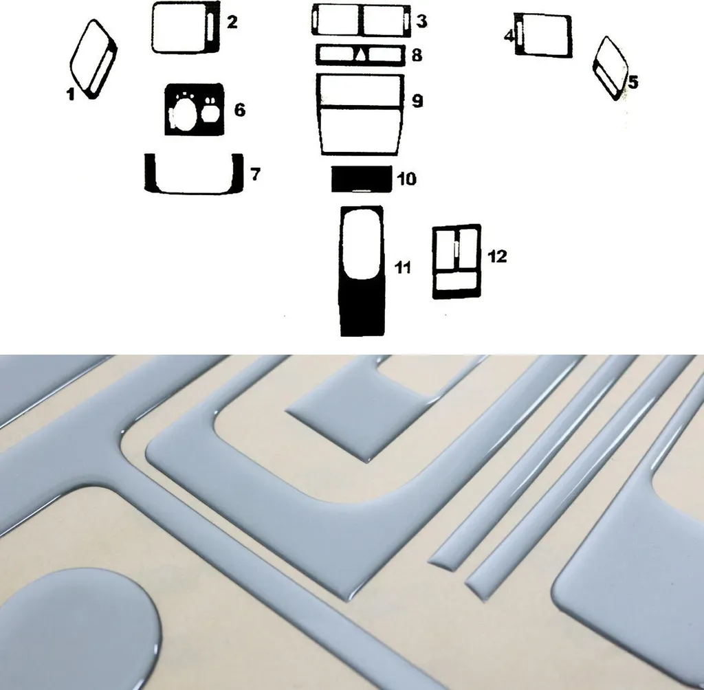 Accessori Abitacolo Audi A6 C5 4B 97-01 Alluminio - Kit Conservazione