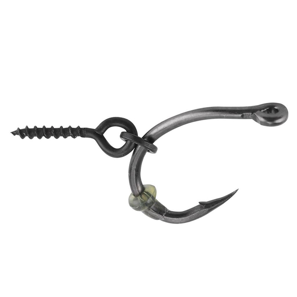 30 Stück Karpfenangeln Rig Set, Haken Köderschrauben Stops, Terminal Tackle
