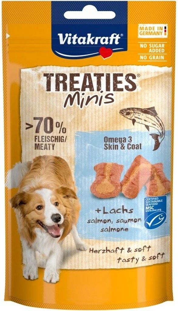 VITAKRAFT Treaties Minis Salmon - premio per cani - 48g Immagine del prodotto 