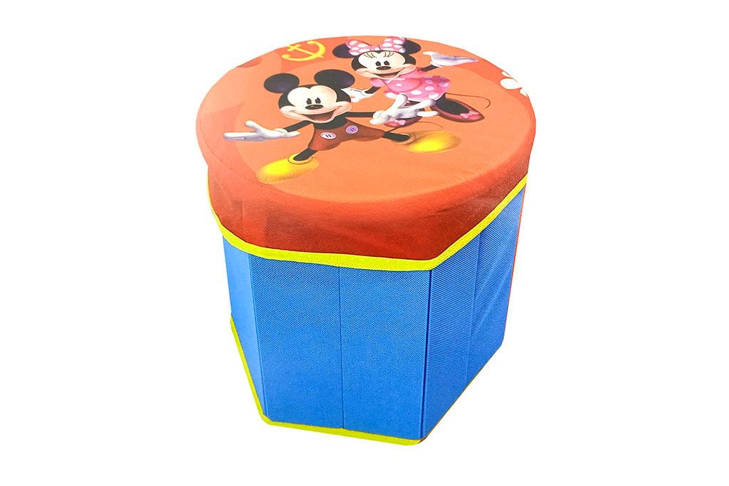 Aufbewahrungsbox für Spielzeug mit Deckel Disney – Mickey und Minnie Mouse