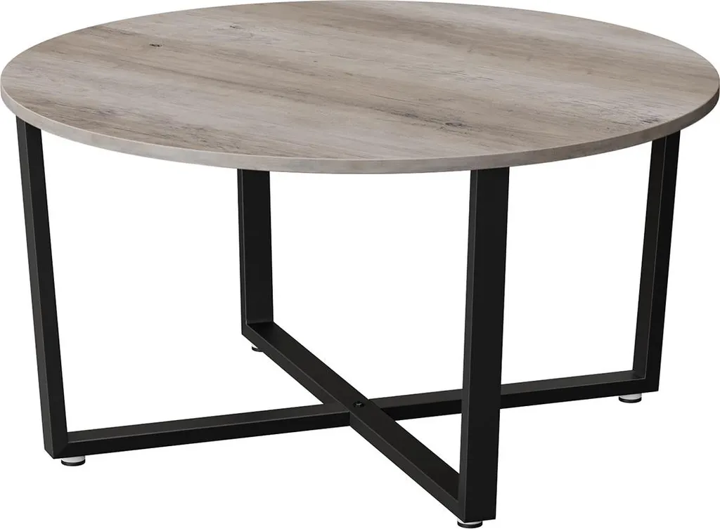 Table basse ronde sécurisée sans angles pour salon avec jeunes enfants