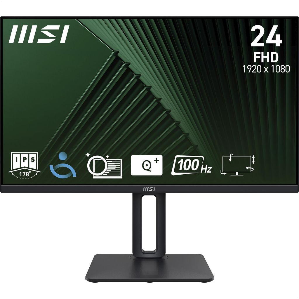 MSI Pro MP245PG, 60,5 cm (23.8"), 1920 x 1080 Pixel, Full Produktbild 
