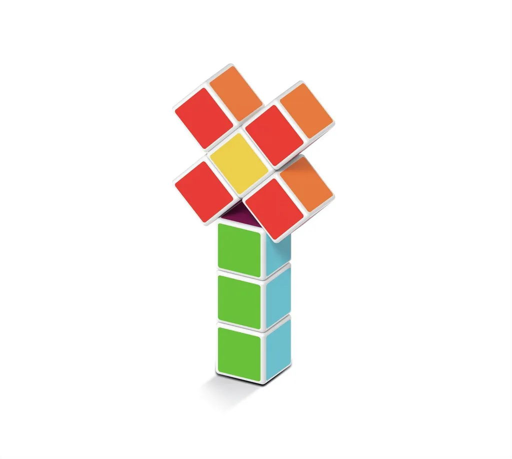 MAGICUBE 16 blocs aimantés multicolores pour construction 3D libre