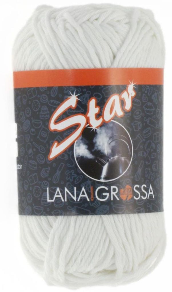 Lana Grossa - Star 0010 weiß Produktbild 