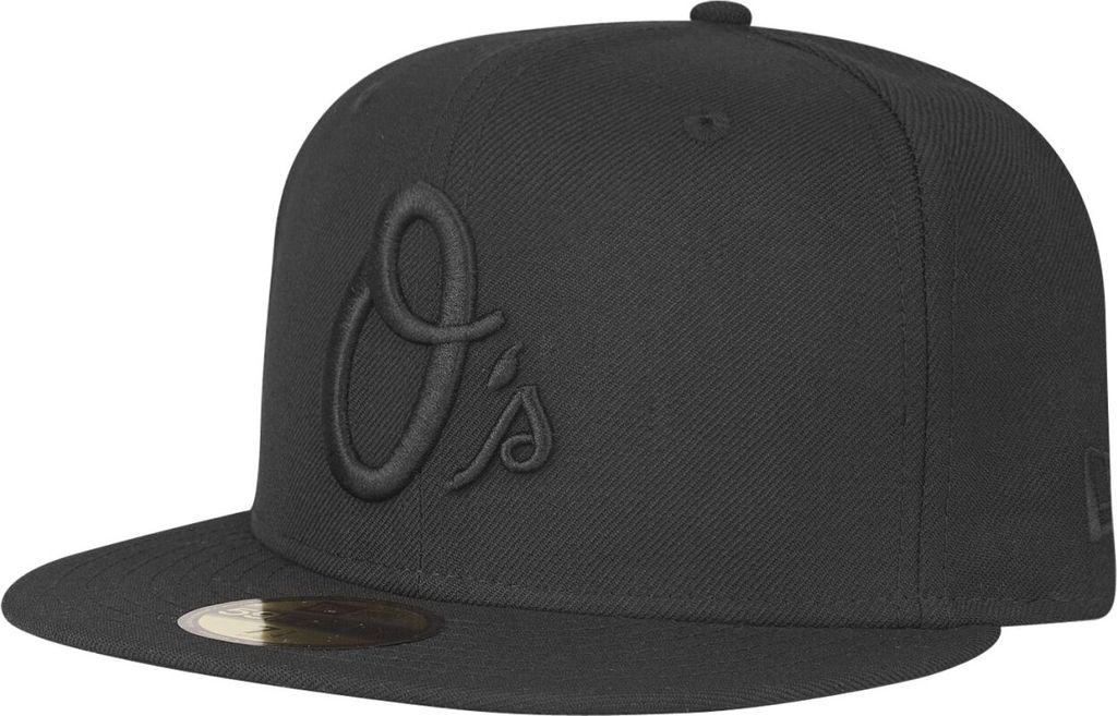 New Era 59Fifty Cap - MLB BLACK Baltimore Orioles - 7 7/8