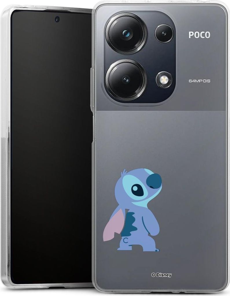 DeinDesign Handyhülle für Xiaomi Poco M6 Pro Silikon Hülle Case Smartphone Schutzhülle Disney Fanartikel Lilo & Stitch