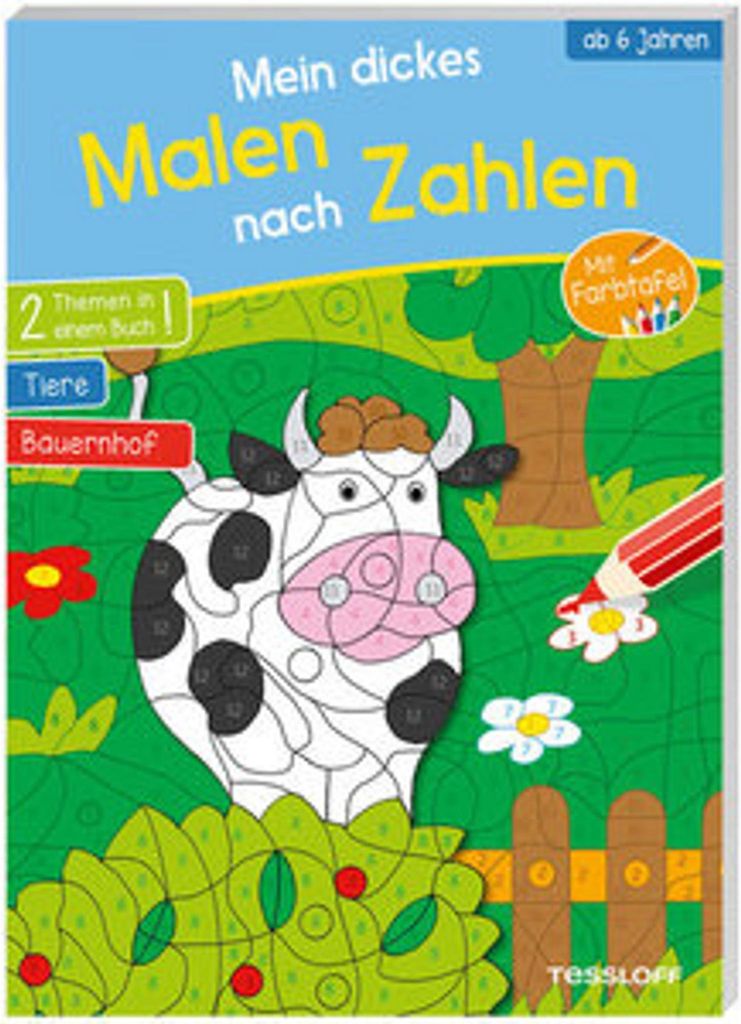 Mein dickes Malen nach Zahlen. Ab 6 Jahren Produktbild 