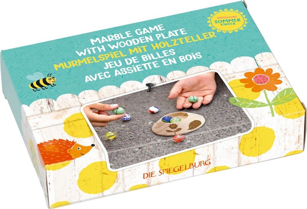Coppenrath Verlag GmbH & Co.KG Murmelspiel mit Holzteller Spiegelburg Sommerkinder 4