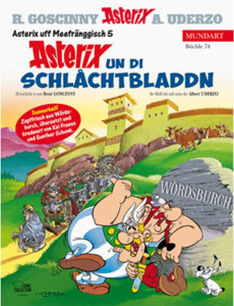 Album BD Asterix Mundart Unterfränkisch V en Version Franconienne Rare