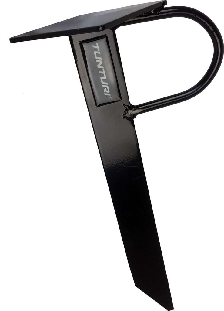 Tunturi Battle Rope - Fitnessseil - Funktionelles Trainingsseil - Ground Fix - Ground Hook - Schwarz