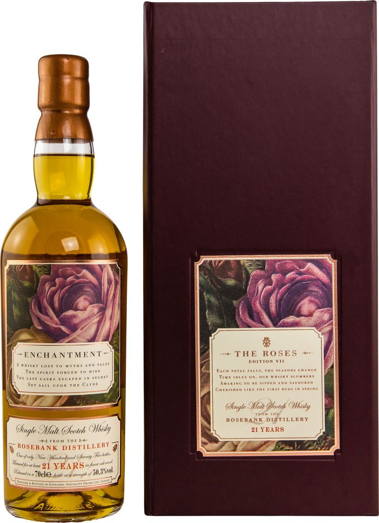 Rosebank 21 Jahre - Enchantment - The Roses Series VII - Single Malt Whisky
