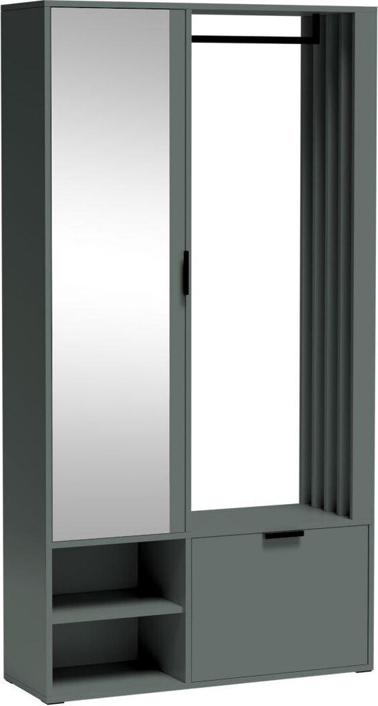 Minio, Ensemble de penderie "MILO UNI", penderie, 100 cm, Image du produit 