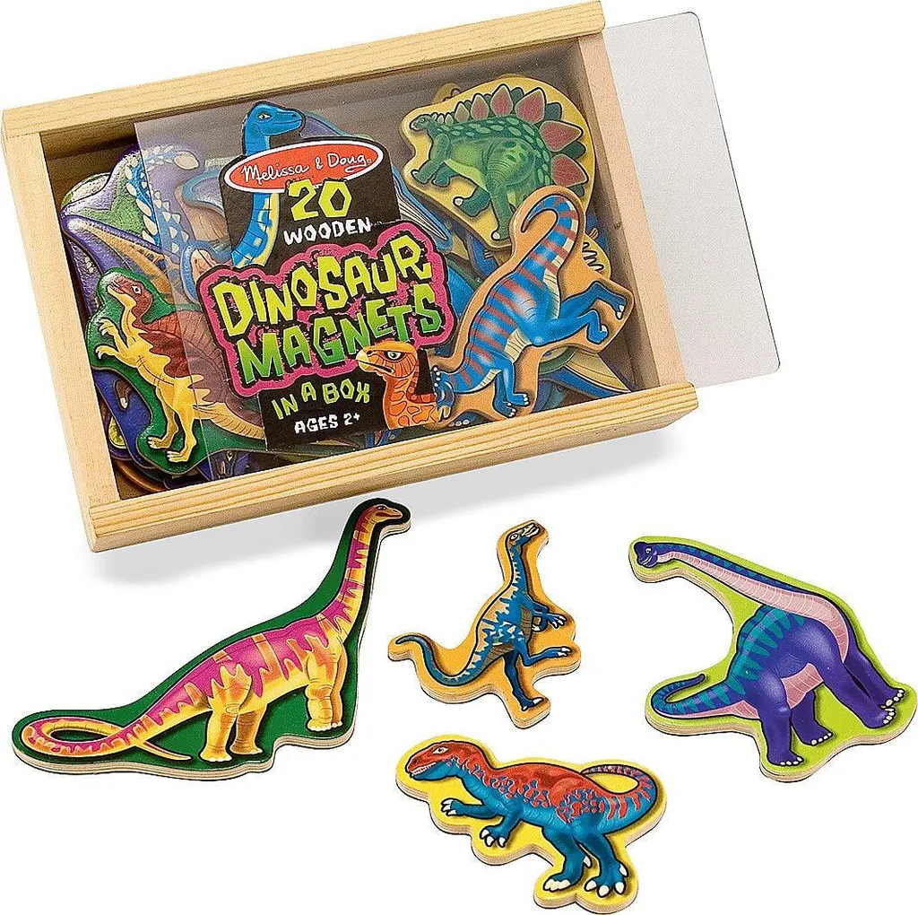Jouet magnétique Dinosaures Melissa 10476 pour occuper les enfants 2+ ans