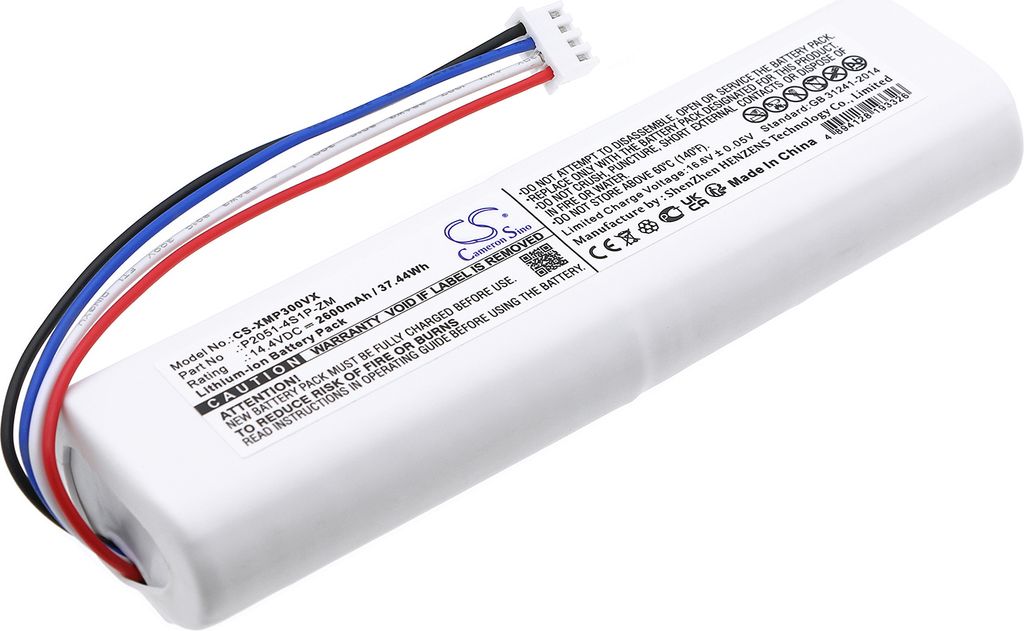 TECHTEK Akku Kompatibel mit [Xiaomi] BHR5055EU, Mi Robot Vacuum Mop 2, STYTJ03ZHM, für [Mijia] STYTJ04ZHM, Sweeping Vacuum Cleaner 2C Ersetzt P2051-