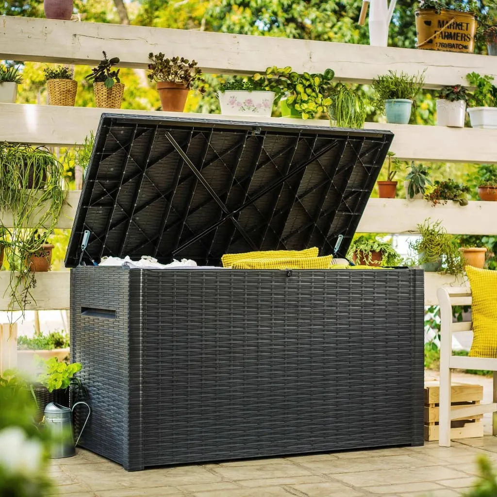 Boîte de Jardin Keter Java 870 L avec Vérins - Coffre de Stockage Étanche - 5
