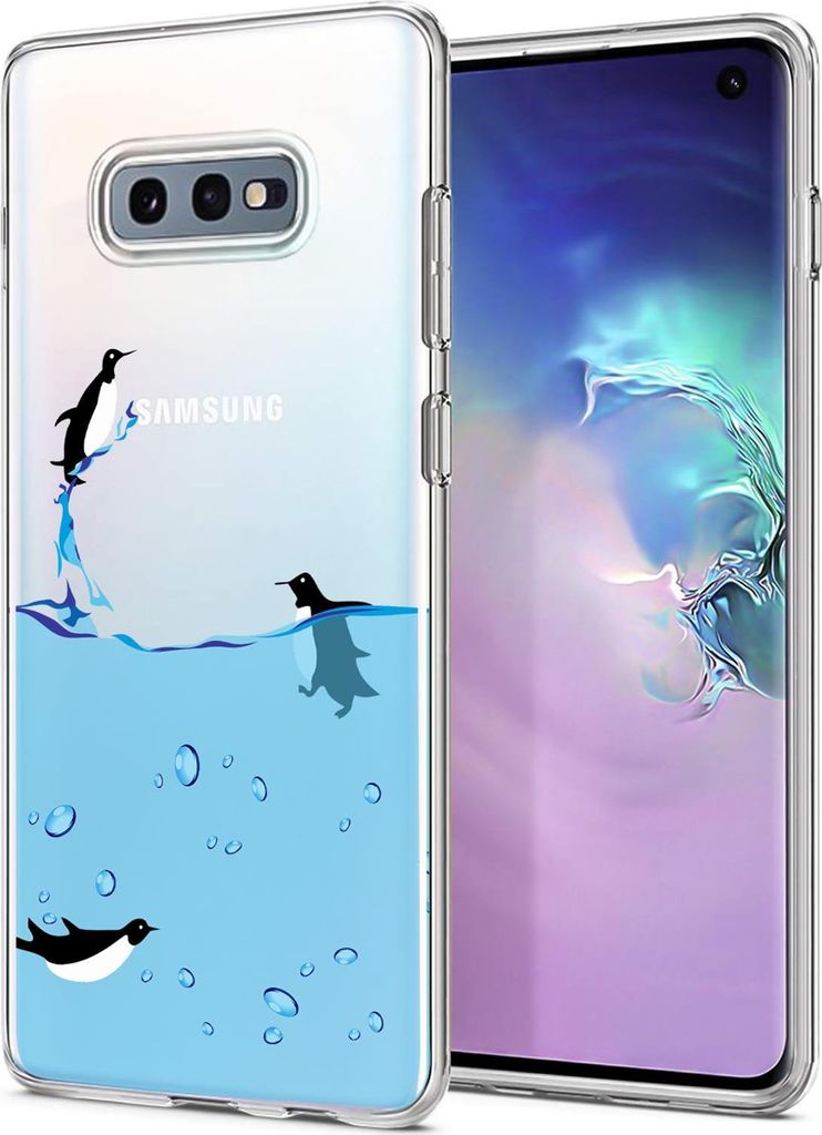 Motiv TPU Cover für Samsung Galaxy S10e Hülle Silikon Case mit Muster Handy Schutzhülle