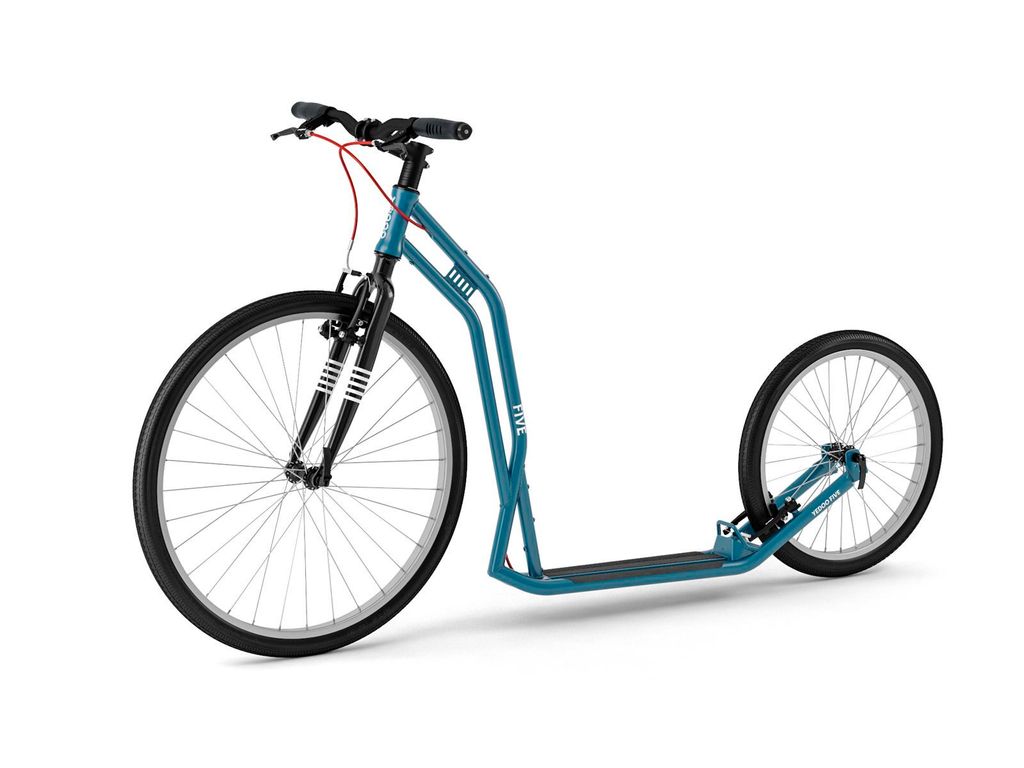 Tretroller Yedoo Numbers Five 26/20 Dogscooter Scooter Roller Cityscooter blau
