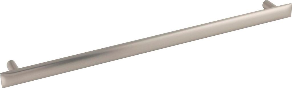 Furnipart Möbelgriff Flow Breite 356mm - Schrankgriff LA 320mm elegant, Zinkdruckguss Edelstahl-Effekt