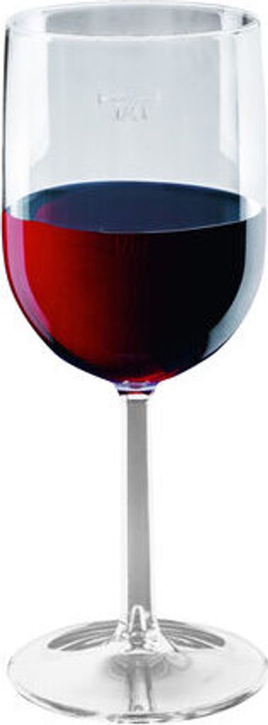 2x Mehrweg Weinbecher Weinglas 1/8L und 1/4L aus SAN bruchfest