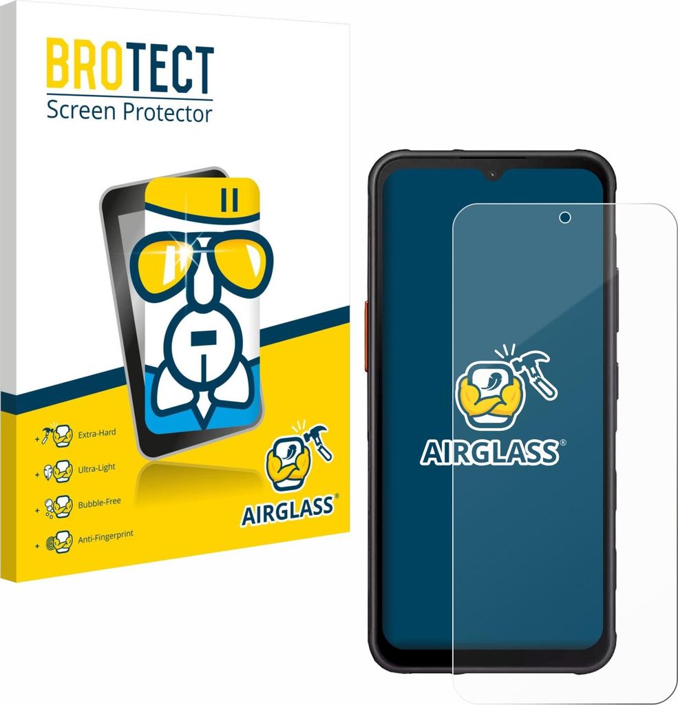BROTECT Schutzglas für Samsung Galaxy XCover 7 Pro Schutzfolie Panzer Folie Glas Display Schutz klar