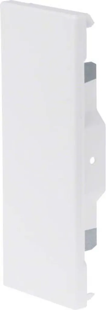 Embout de Finition Goulotte 170mm Hager Blanc pour Bureaux et Commerces