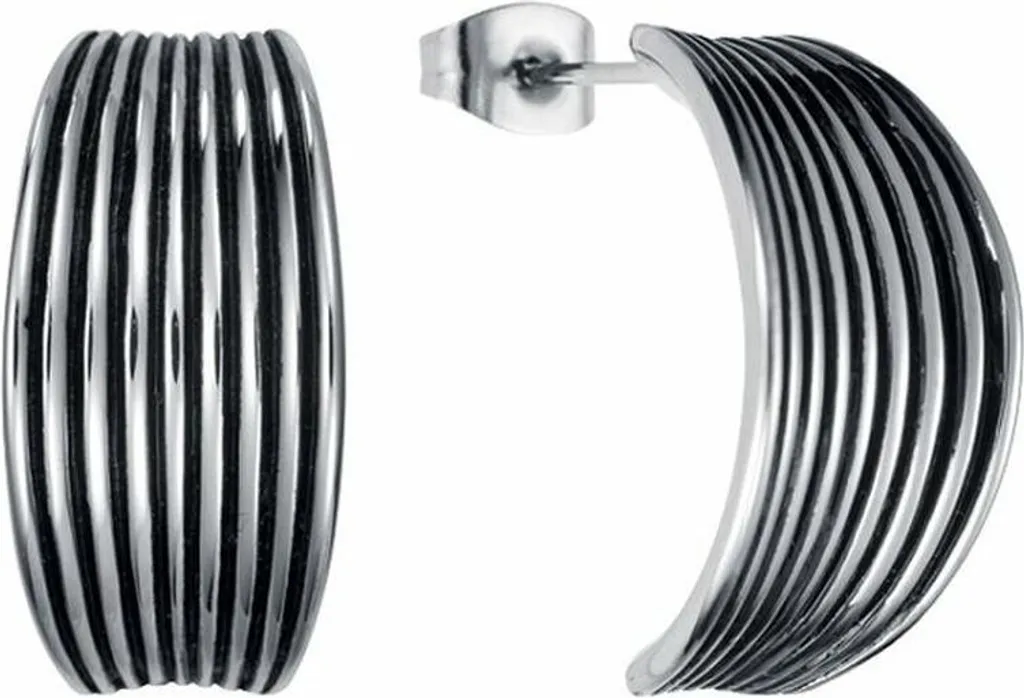 Boucles d'oreilles Viceroy 75018E01000 anti-allergie en acier chic