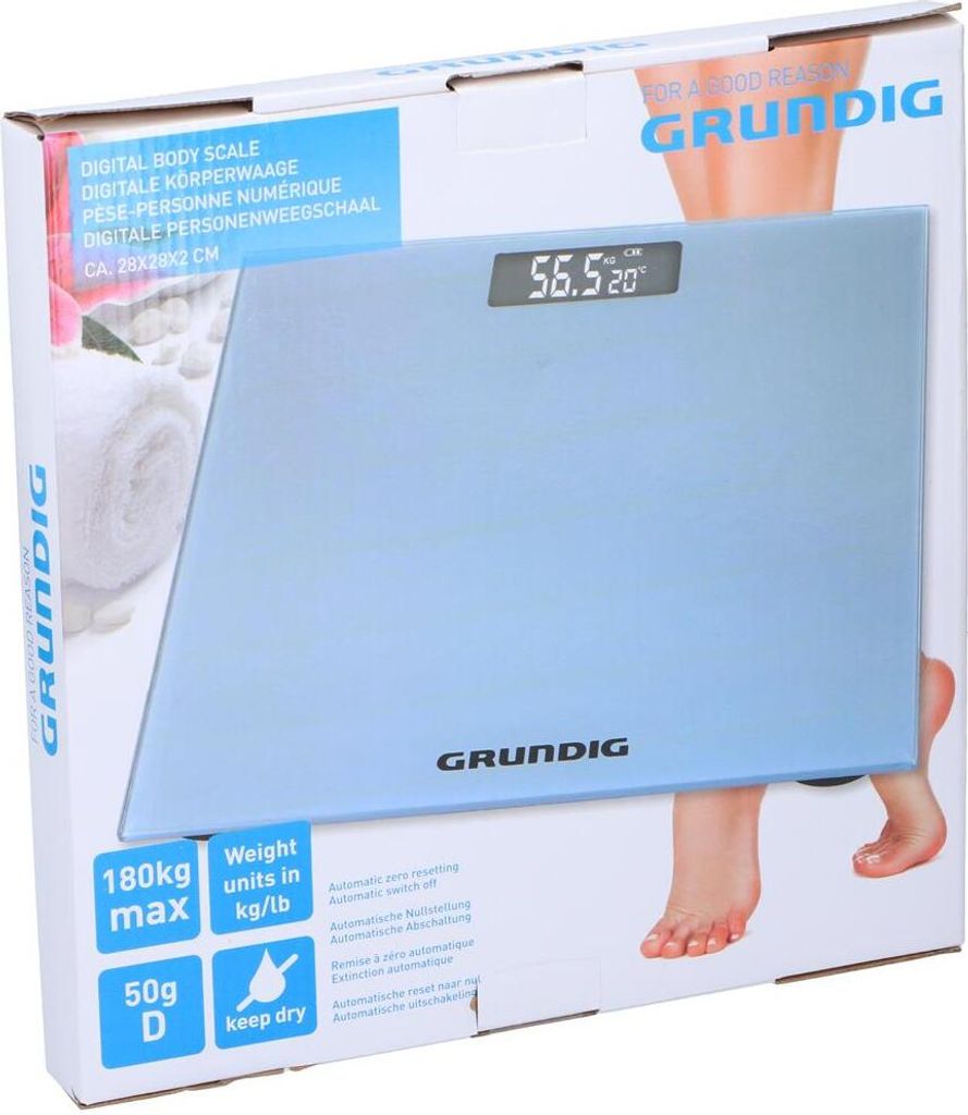 Grundig Personenwaage Digital - Waage Personen bis 180 kg - Zdjęcie produktu 14