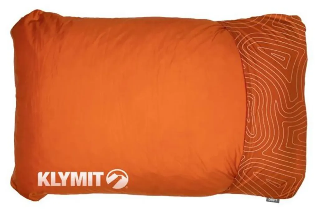 Coussin Drift Camp Large Klymit Orange, matière coton douce et durable