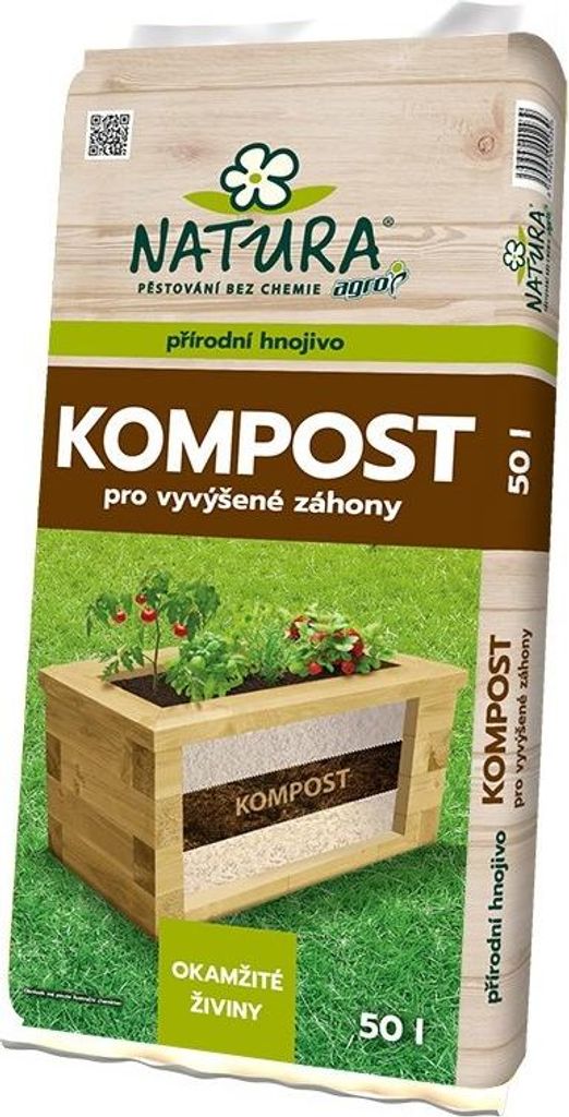 Kompost pro vyvýšené záhony NATURA 50 l Obrázek produktu 