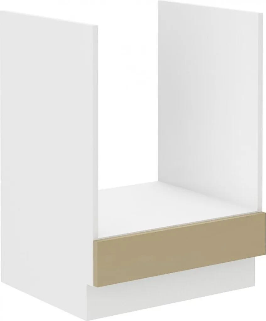 Armadietto per fornelli LAJLA - larghezza 60 cm, cappucino / bianco