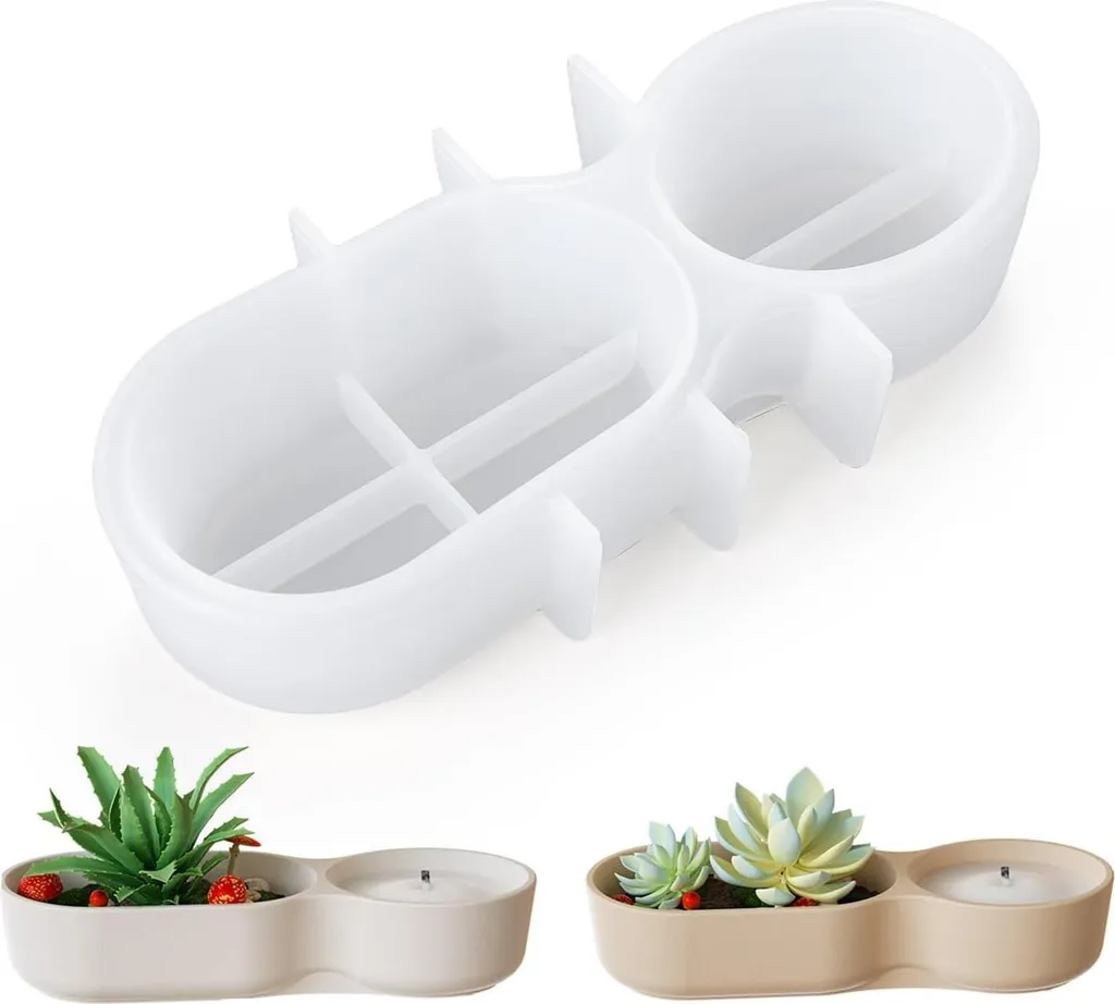 Moule en silicone souple pour pot de fleurs, démoulage facile et précis