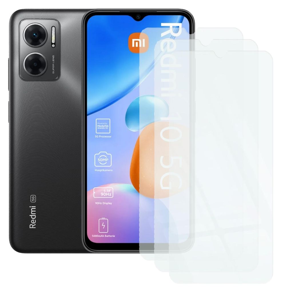 Drei Stück (3x) Display-Schutzfolie Displayschutz-Glas 9H Produktbild 