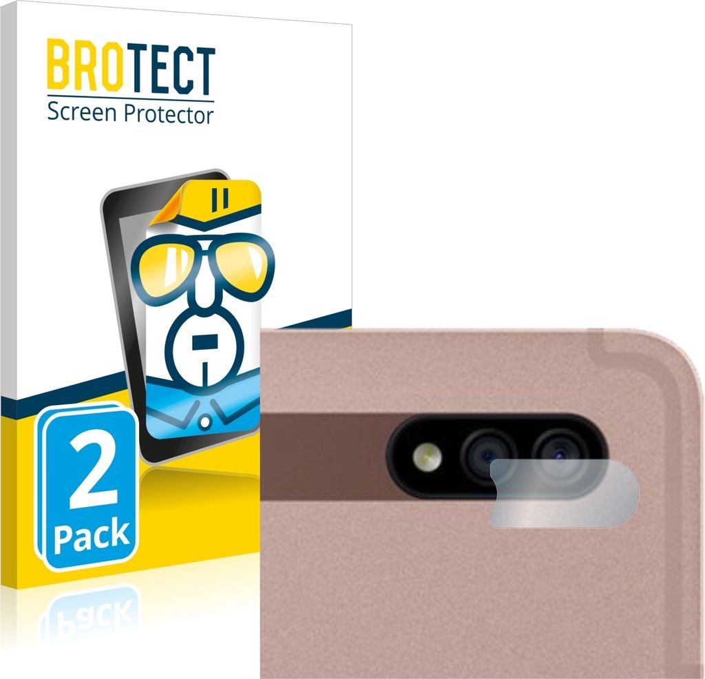 2x Für Samsung Galaxy Tab S7 Plus WiFi 2020 (NUR Kameraschutz) Schutzfolie BROTECT Displayschutz Display Schutz Folie Klar Transparent