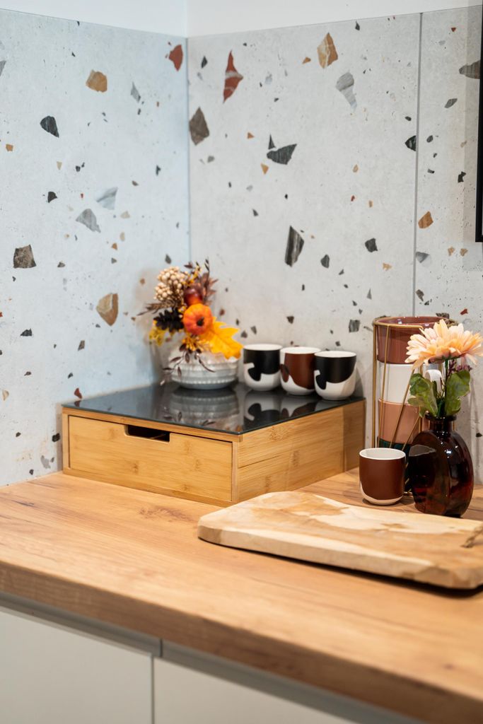 Kesper Boîte Capsules Café Bambou Avec Tiroir 8 Compartiments – Rangement Élégant Et Écologique