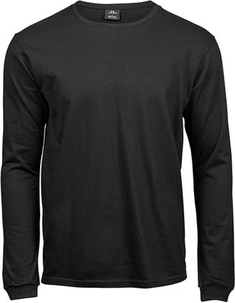 Tee Jays 8007 | Herren Long Sleeve Fashion Sof Tee - Farbe: Black - Größe: 3XL