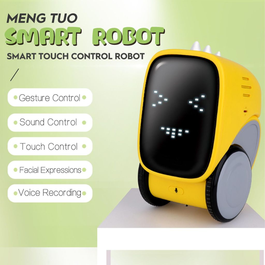 Inteligentný inteligentný hovoriaci robot s výrazom tváre Obrázok produktu 