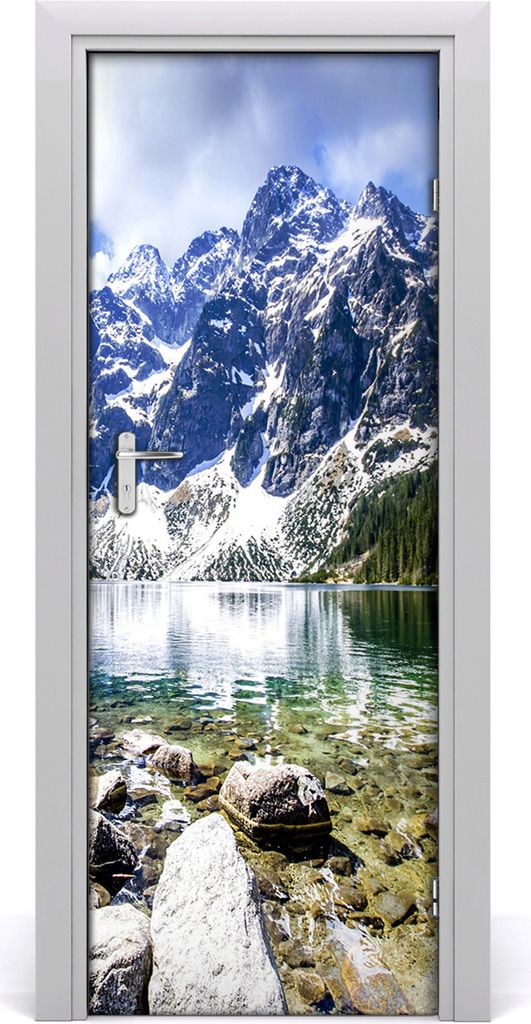 Tulup Türaufkleber 75x205 cm Dekorative Aufkleber Selbstklebend Wasserdichte Tapete Abnehmbar Schlafzimmer Wohnzimmer Wohnkultur - Marine Auge Tatry