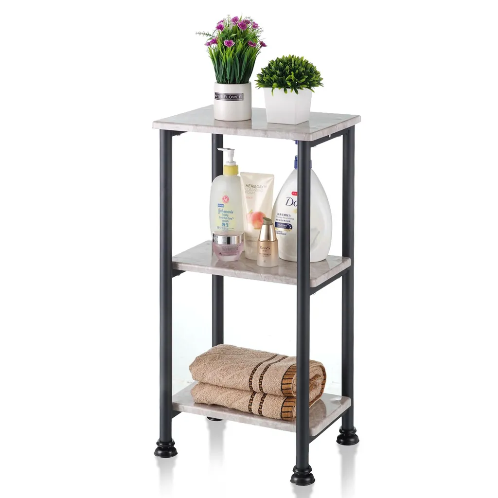 Scaffale Moderno Marmo Bianco Floordirekt Charles - Design 35x26cm