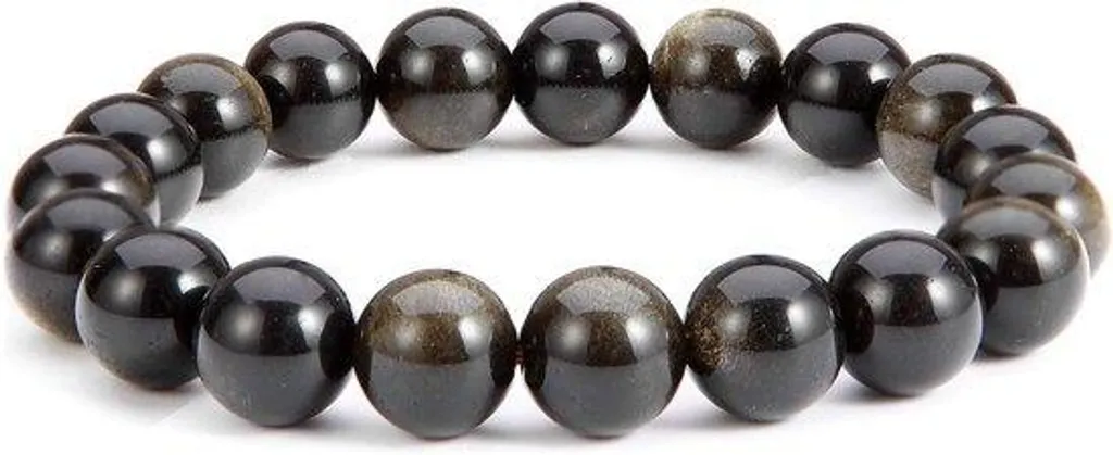 Bracelet doré élastique perles 10mm, fini les fermoirs difficiles à mettre