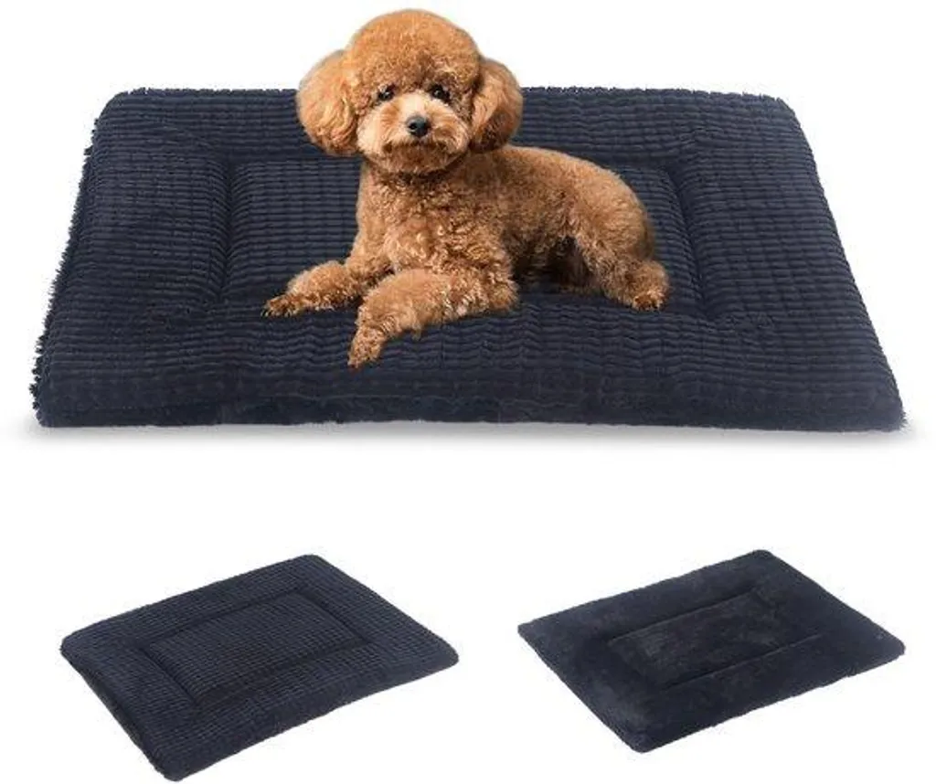 Soulagez les articulations : lit orthopédique chien lavable gris foncé