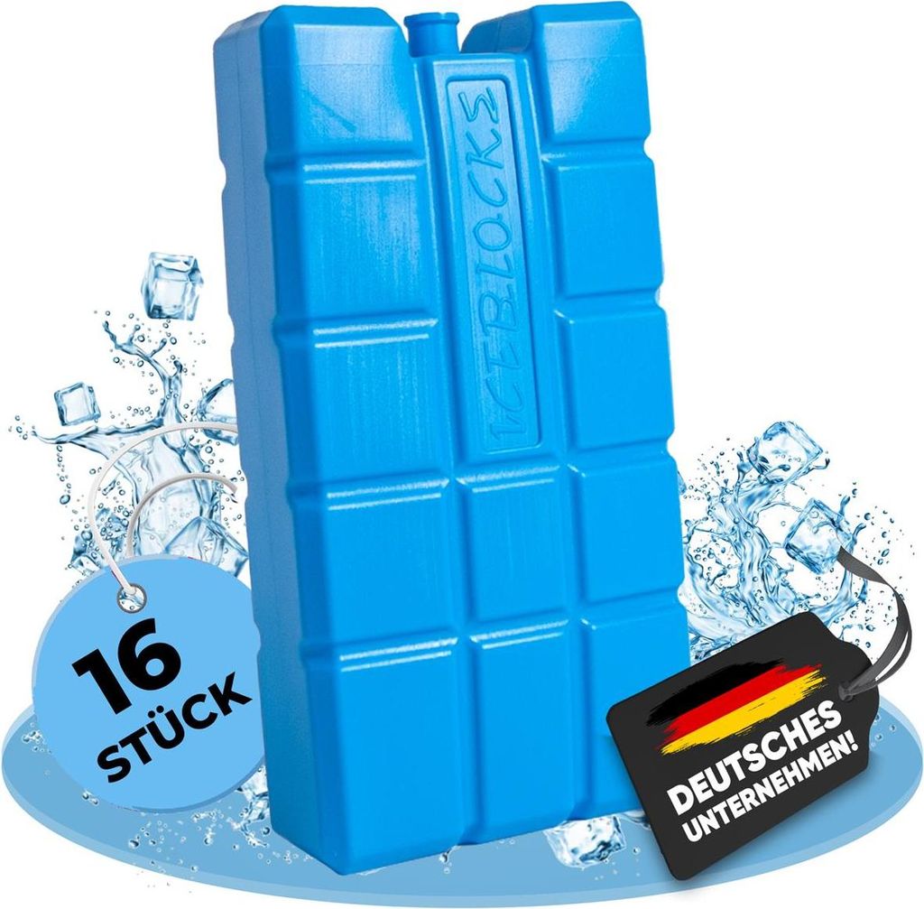 16 x NEMT Kühlakku 750 ml Kühlelemente für die Kühltasche Produktbild 