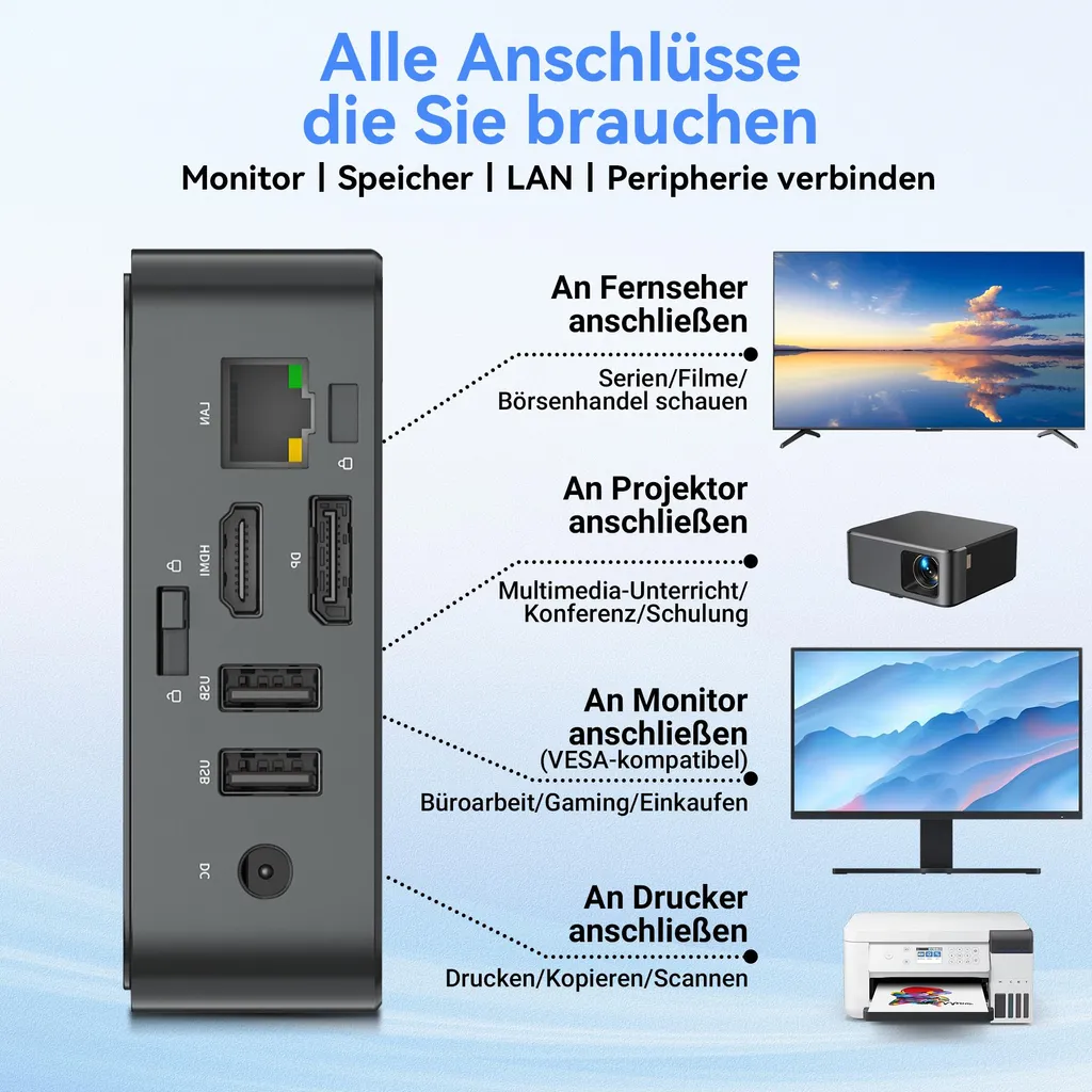 Mini-PC Compact Blackview MP50 : Finissez-en avec l'encombrement du Bureau - 8