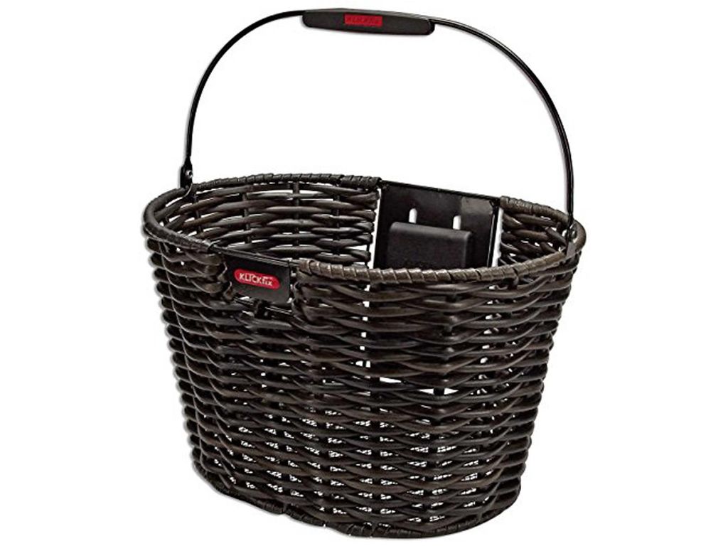 KLICKfix Structura Oval, Vorderseite, Fahrradkorb, Metall, Produktbild 