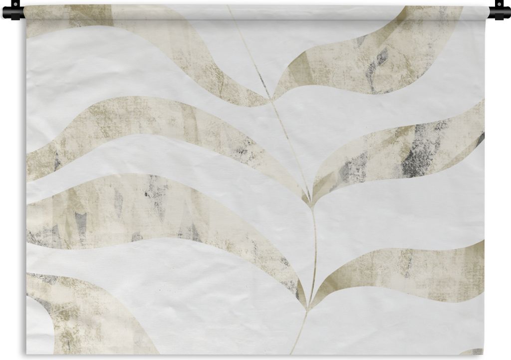 MuchoWow Wandteppich Wandbehang Blätter - Pastell - Entwurf 60x45 cm Tapisserie Dekoration Wandtuch - Das Schlafzimmer