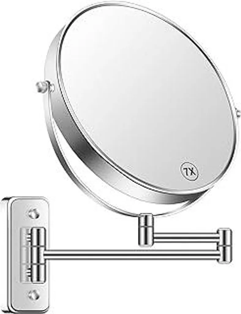 BTremary Specchio Estensibile 9" Ingrandimento 7x - Elegance Chrome