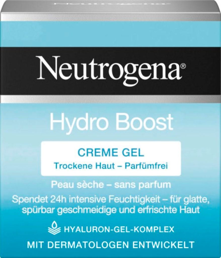 Neutrogena Hydro Boost Creme Gel, Frauen, 50 ml, Creme, trockene Haut, Feuchtigkeitsspendend, Topf