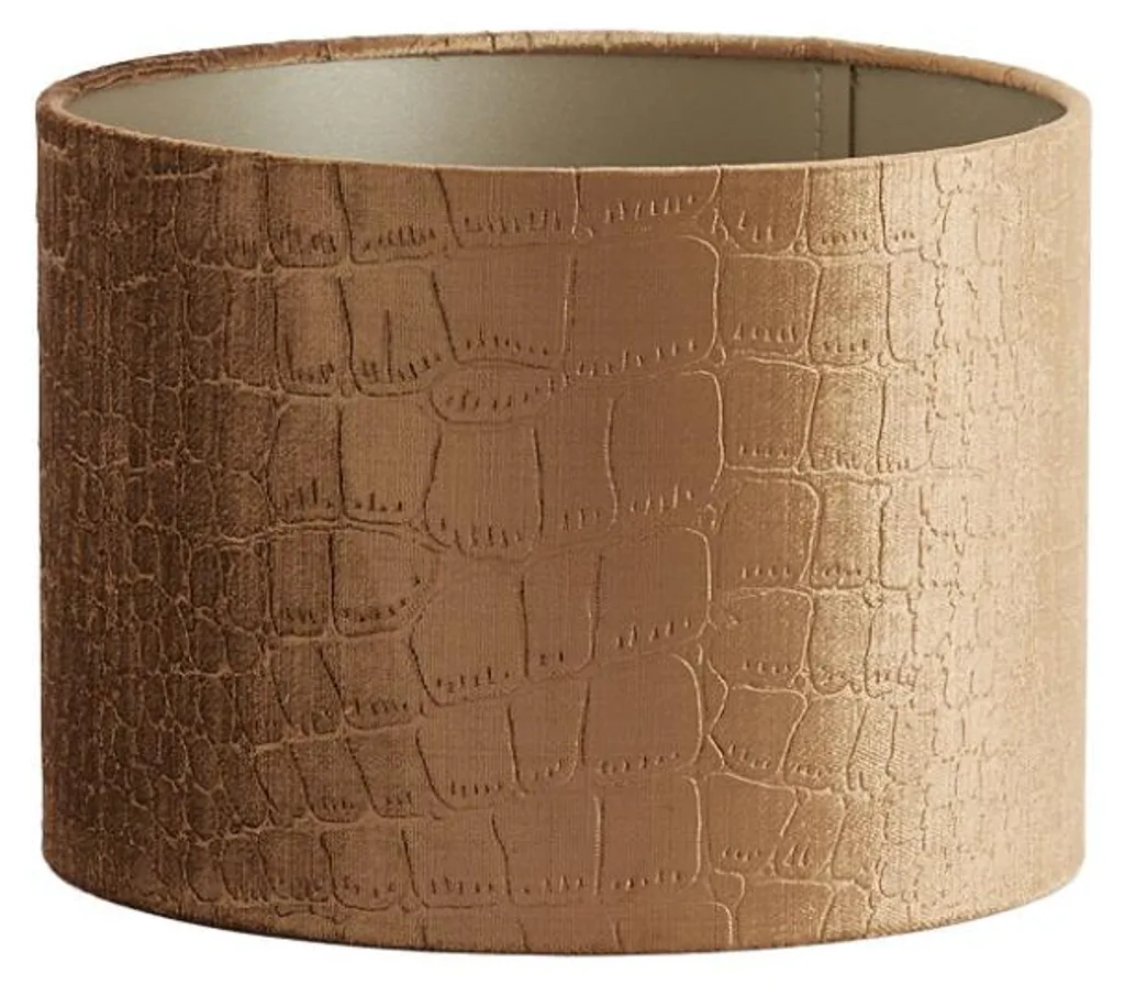 Abat-jour marron E27 Ø 25cm Praya pour une lumière douce sans reflets